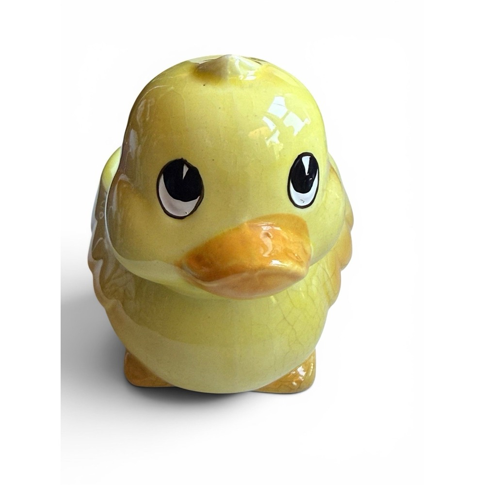 Rubber Ducky Ceramic Planter Pot Large Yellow TeleFlora Gifts Duck Vintage